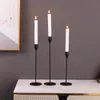 3Pcs Popular Metal Candle Holders Romantic Candlelight Dinner Candlestick For Holiday Valentine's Day Wedding Table Decoratioin