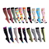 Men'S Socks Men Women Cotton Compression Best For Medical Running Athletic Circation Reery Travel Stockings Knee Stretchy Colorf M D Dhzvm