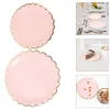 Plates 16Pcs Paper Party Festival Dinner Dessert Birthday Cake Dish