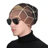 Berets Ombre Dream Cubes Knit Hat Drop Fishing Funny Man Women's