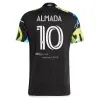 2023 2024 Jerseys de football d'Atlanta United 23 24 Home Away Almada Giakoumakis Robinson Home Black The 404 Football Shirt Z 4.21