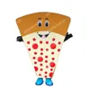 Super schattig fruit pizza mascotte kostuums halloween stripfiguur outfit pak xmas outdoor party outfit unisex promotionele reclamekleding