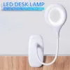 Desk Lamps USB Multifunction Led Clamp Desk Lamp Flexible Gooseneck Touch Dimming Table Lamp Clip On Lamp For Book Bed Office And Computer P230412