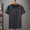 Herr t-shirts 12xl 10xl t skjortor män sommar kort ärm t-shirt bandana mönster streetwear mode baggy tees topps plus size ha101 230412