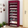 4 5 6 8 10 Layer Dustproof Shoe Rack Non-woven Home Shoe Storage Rack Bedroom Dormitory Corridor Cabinet Storage Closet 201030235y