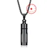 Cool coloré fumer pendentif en acier inoxydable mini conteneur de stockage bouteille de tabac à priser pilule épices Miller herbe tabac étui pilule boîte de rangement collier porte-cigarette