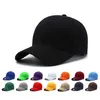 Bollmössor solid hatt slätplatta solvisor cap unisex utomhus solskade dammtät baseball mössa mode justerbar fritid mössare män kvinnor p230412