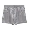 Herren-Nachtwäsche Herren-Bademantel-Shorts-Set mit Kapuze, Pyjama, Nachtgewand, Kleid, männlich, Seide, Satin, Nachthemd, Hombre, Paar, Haus, Herren