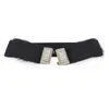 Belts Vintage Wide Waist Belt For Women Faux Furs Waistband Elastic Stretch