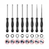 Screwdrivers 8 pcs Screwdriver Carburetor Adjustment Tool Single D ouble Hexagon Hex Socket Kit Set 230412