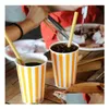 Drinking Straws 100% Natural Bamboo St 23Cm Reusable Ecofriendly Beverages Sts Cleaner Brush For Home Party Wedding Bar Drop Deliver Dhcf2