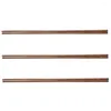 Kitchen Storage 3 Pair Natural Wood Long Chopsticks Household Restaurant Pot