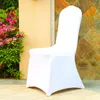 VEVOR Housse de chaise en spandex blanc 50PCS 100 PCS Polyester extensible