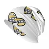 Boinas HBK Golden Heart Knit Hat Golf Wear Mulheres Masculinas