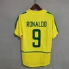 1998 Brazilië voetbalshirts 2002 RETRO shirts Carlos Romario Ronaldinho 2004 camisa de futebol 1994 BRASILS 2006 1982 RIVALDO ADRIANO JOELINTON 1988 2000 1957 2010