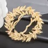 Women Designer Brooch Pins Jewelry Gold Plated Sier Fashion Clothing Brand Letter Brooche Diamond Pearl Dress Pin Wedding Christmas Party Gift