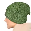 Berets Astroturf Lush Green Turf Grass Athletic Field Texture Knit Hat Cute Golf Cap Kids Vintage Woman Hats Men's