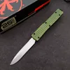 8.07" Micro tech Navy Automatic Knife 3.14" D2 Steel Blade T6-6061 aluminum alloy Handle Camping Outdoor Tactical Combat Self-defense Knives EDC Pocket AUTO Knife