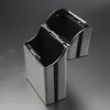 Senaste färgglada aluminiumplastcigarettfodral House Herb Tobacco Spice Miller Storage Box Portable Magnet Flip Cover Stash Falls Rökning Holder Container