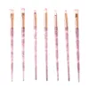 Makeup Brushes 7 Crystal Diamond Rod Eye Brush Soft Borstle Texture Portable Set Decoration Volume Tools