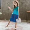 Vestidos de menina Yourseason Baby Summer Summer Fashion Girls Dress 2023 Cotton Children Patchwork