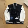 Męskie kurtki mody sportowe luźne długie rękawie zielone baseballowy baseball Man's Hip Hop Autumn Casual ciepły garnitur Bomber Rozmiar S-XLFNBS 4TW2TEK68HUZA