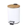 Poubelles 3/5L en bois flip top marchant poubelle poubelle poubelle salle de bain cuisine bureau en gros 230412