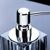 Dispenser di sapone liquido Creative Crystal Shampoo e doccia Set di accessori per il bagno Bottiglia contenitore in stile nordico 230411