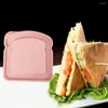 ディナーウェアセット便利なベントボックス長持ちするトーストイージークリーン学生ポータブルランチサンドイッチストレージコンテナを新鮮に保ちます