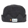 HBP Herbst und Winter Wollmelonen Melon Skin College -College -Kronen -Strickhut, amerikanisches Drama "River Valley Town" Ski Cap