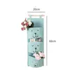 Boxes Storage 3 Pockets Cute Wall Mounted Bag Closet Organizer Clothes Hanging Children Room Pouch Home Decorww 230411