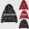 Men's Down Jacket Bright Matte Style Women's Stylish Warm Coat Winter Jacket Hooded Windproof Thickened Warm Clothing Casual Outdoor