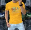 RH7MダイヤモンドアイロンデザイナーTシャツ夏の白い半袖Tシャツティーメンズ服