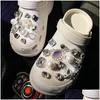 Akcesoria części butów Pearl Gem Diamond Charms Fit Croc Cute Pvc Xmas Party Plecak DIY DIY GIRD Prezent