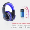 Freeshipping Over Ear Bass Stereo Bluetooth hörlurar Trådlöst headset Support Micro SD Card Radio Microphone NEPKK