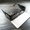 2022Fashion Classic design Polarized 2023 Luxury Sunglasses 0811S Black Gray Rectangular-frame Sun glasses Women case