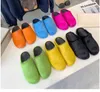 Fashion Fur Slippers Women Round Toe Horse Hair Slides Female Mohair Black Rose Red Green Mules Shoes Flat Half Slipper Woman Casual plush shoes 06