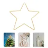 Dekorative Blumen, Metallstern, Wanddekoration, Weihnachtsdekoration, 25 cm x 4 mm, verglastes Pentagramm, montiert für Wohnzimmer, Schlafsaal