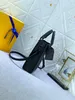 Petite version Sacs fourre-tout Sac à bandoulière design Sac pour smartphone Poche pour clé de luxe Noir Impression en relief Totes Sangle latérale détachable