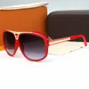 Fashionable Unisex Designer Sunglasses Luxury Lunette with UV400 Lens and Protective lewiss vuittton Case