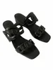 Summer Women Sandals Wedge Print Slippers Mjuka bekväma damer Slip på kvinnors sandaler Solid Buckle Beach Shoes For Women Storlek 35-42