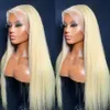 Synthetic Wigs Rosabeauty 34Inch 13x4 Straight 613 Honey Blonde Lace Front Human Hair Wig Brazilian Remy 13x6 Color Lace Frontal Wigs For Women 230412