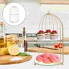 Outils de cuisson Stand Gâteau Cupcake Plateau D'affichage Dessert Cage De Mariage Oiseau Or Support De Service Organisateur Stands Tour Rack De Stockage Table De Pâtisserie