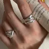 Bagues de classe Bague de créateur classique pour hommes, bagues d'amour pour femmes, bague de luxe plaquée, lettre en argent vintage, mode unisexe, bagues de fiançailles ovales, bagues d'amitié 02