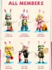 Dolls Bonnie Journey Of Streets Series Anime Figures Kawaii Rabbit Action Model 1/12 BJD Doll Girls Kid's Toys Surprise Birthday Gifts 231110