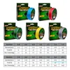 100m 109yards 4 Strand Braided Fishing line PE Spectra lines Red Green Blue Yellow Gray 5Colors 10lb~100lb 23