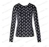 T-shirt pour femmes nouveaux vêtements féminins Sexy Moon Print T-shirts Top femmes à manches longues Graphic Tee Tunics T-shirt Crescent pour femmes A01 T230412