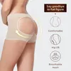 Tenue de yoga Culotte BuLifter pour femmes Contrôle du ventre Sans couture Enhancer Body Shaper Briefs Sous-vêtements Booty Top Taille Trainer Polyester