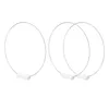 Decorative Flowers 3Pcs Sturdy Metal DIY Hoops Flower Wreath Garland Rings With Table Stand Bases Crafts For Wedding Centerpiece Ornaments