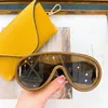 White Gold Mirror Wrap Sunglasses for Men Sunnies Gafas de sol Designer Sunglasses Shades Occhiali da sole UV400 Protection Eyewear